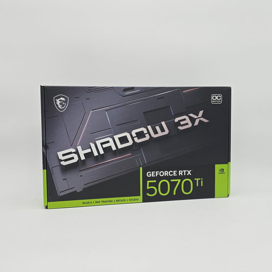 RTX 5070 Ti MSI Shadow 3x OC 16GB, NVIDIA Gaming Graphics Card GPU