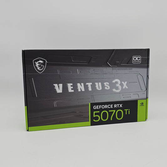 RTX 5070 Ti MSI Ventus 3x OC 16GB, NVIDIA Gaming Graphics Card GPU, 5070Ti