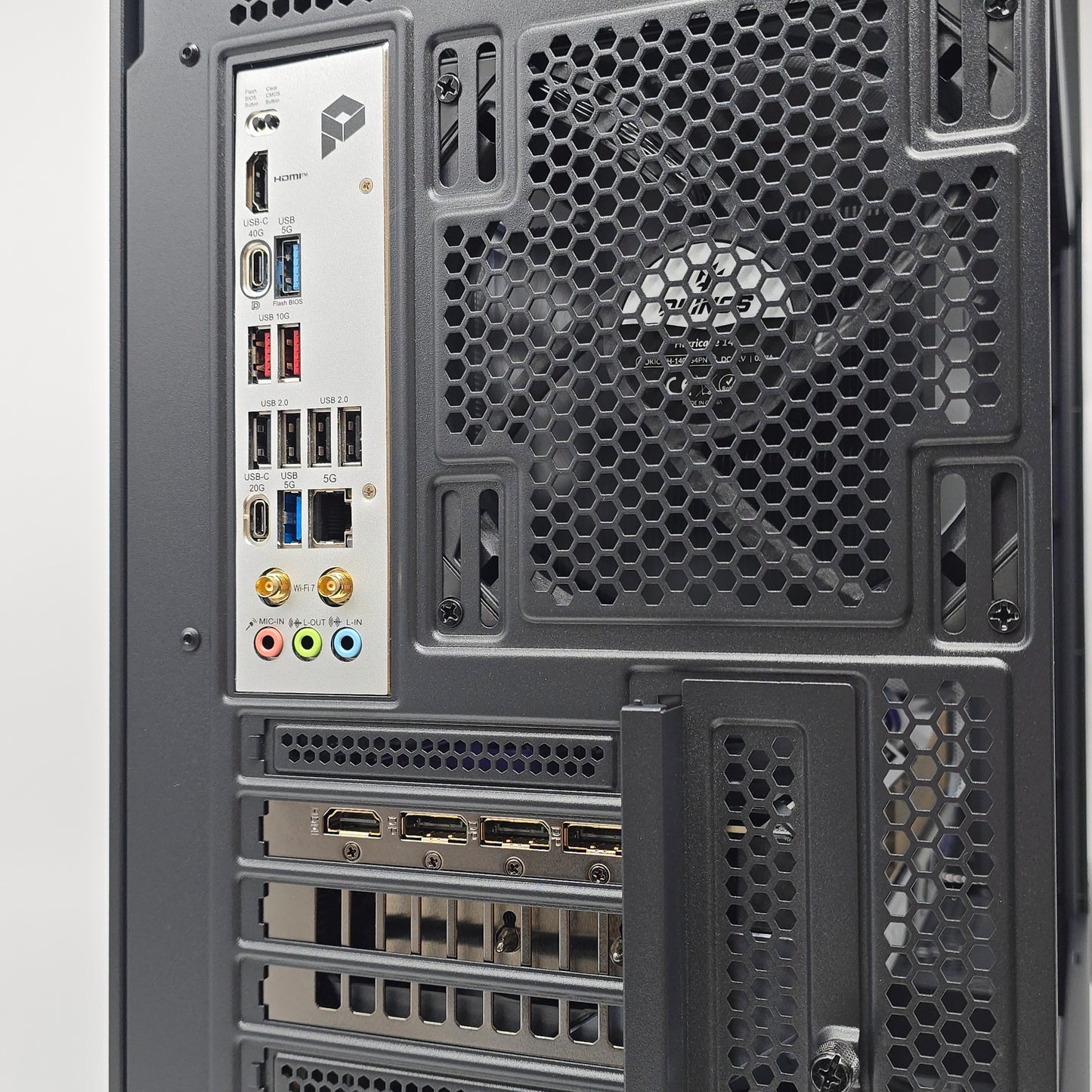 RTX 5070 Ti, Ryzen 7800X3D, 32GB DDR5 RAM, 1TB NVMe SSD, Custom Black Walnut Gaming PC