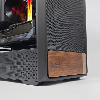 RTX 5070 Ti, Ryzen 7800X3D, 32GB DDR5 RAM, 1TB NVMe SSD, Custom Black Walnut Gaming PC