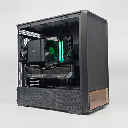 RTX 5070 Ti, Ryzen 7800X3D, 32GB DDR5 RAM, 1TB NVMe SSD, Custom Black Walnut Gaming PC