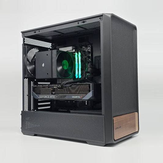 RTX 5070 Ti, Ryzen 7800X3D, 32GB DDR5 RAM, 1TB NVMe SSD, Custom Black Walnut Gaming PC