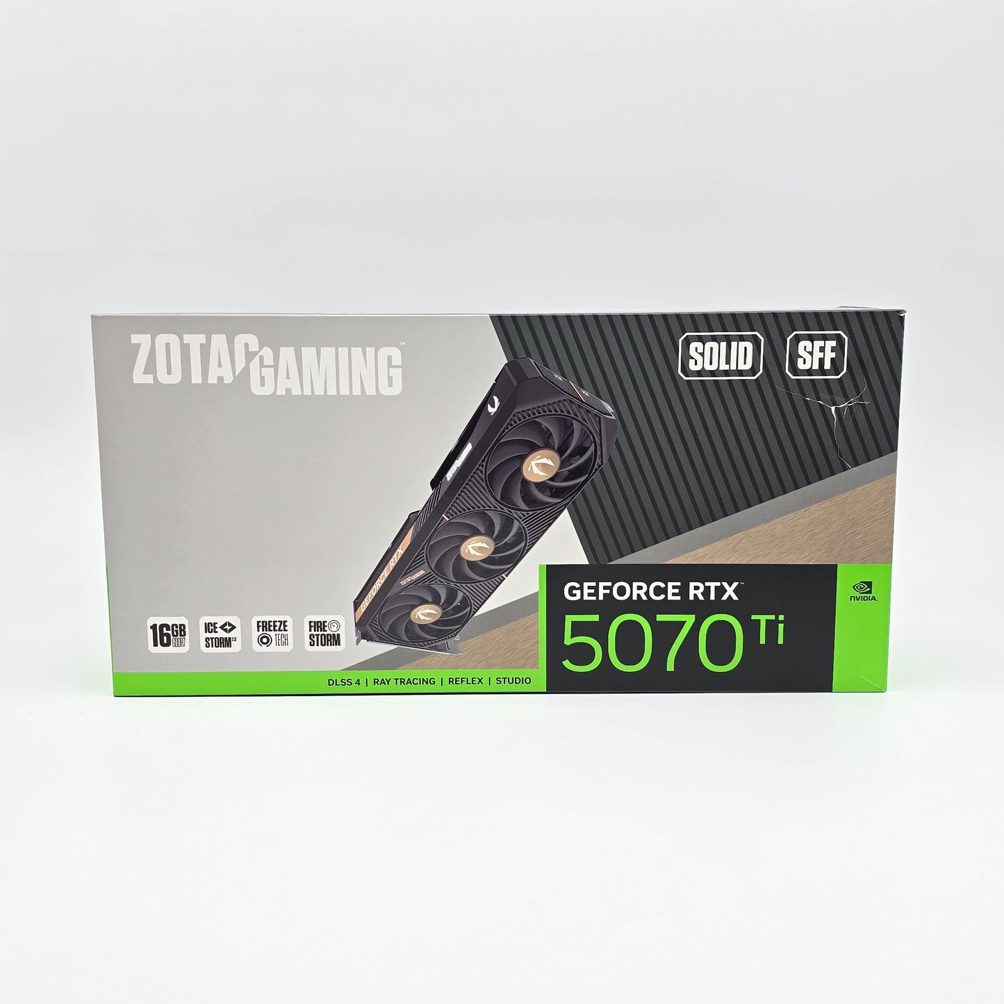 RTX 5070 Ti Zotac Gaming Solid SFF 16GB, NVIDIA Gaming Graphics Card GPU