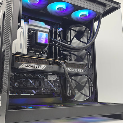 NZXT H9 Flow Gaming PC, RTX 5080, Intel Core Ultra 9 265KF, 2TB, 32GB DDR5, Custom Gaming PC