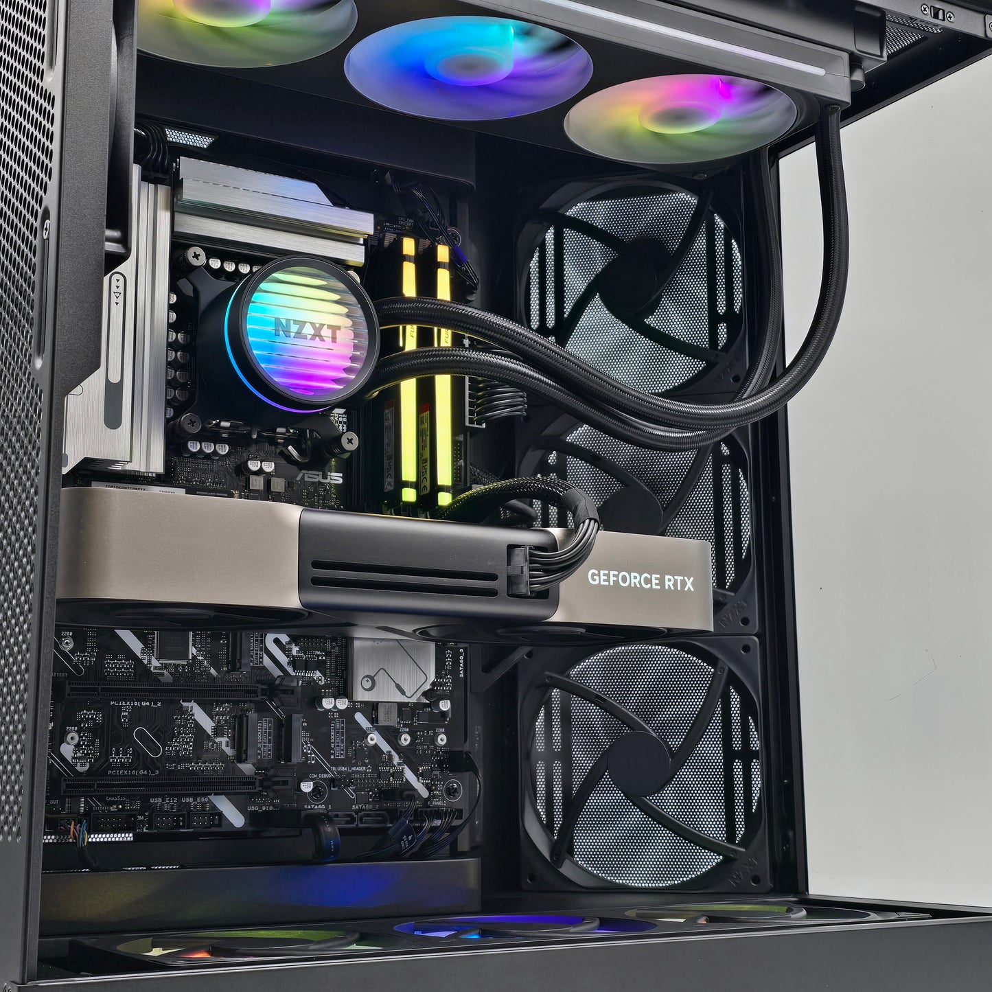 NZXT H9 Flow Gaming PC, RTX 5080, Intel Core Ultra 9 265KF, 2TB, 32GB DDR5, Custom Gaming PC