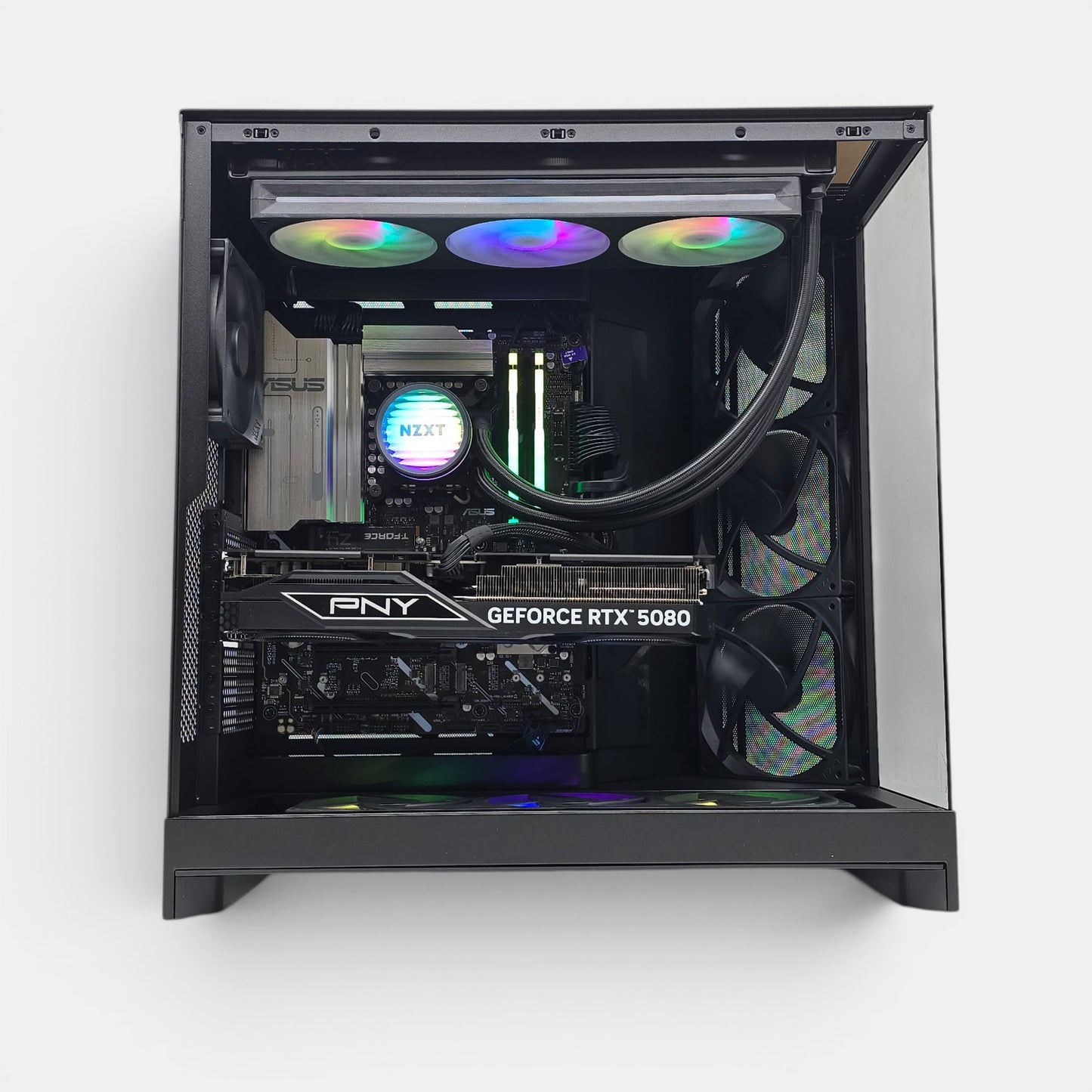 NZXT H9 Flow Gaming PC, RTX 5080, Intel Core Ultra 9 265KF, 2TB, 32GB DDR5, Custom Gaming PC