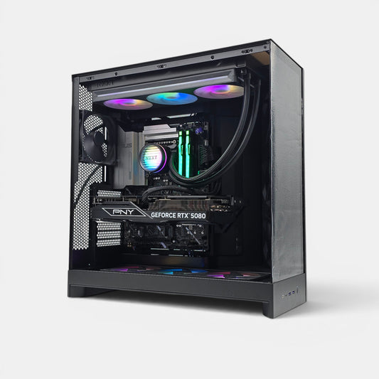 NZXT H9 Flow Gaming PC, RTX 5080, Intel Core Ultra 9 265KF, 2TB, 32GB DDR5, Custom Gaming PC