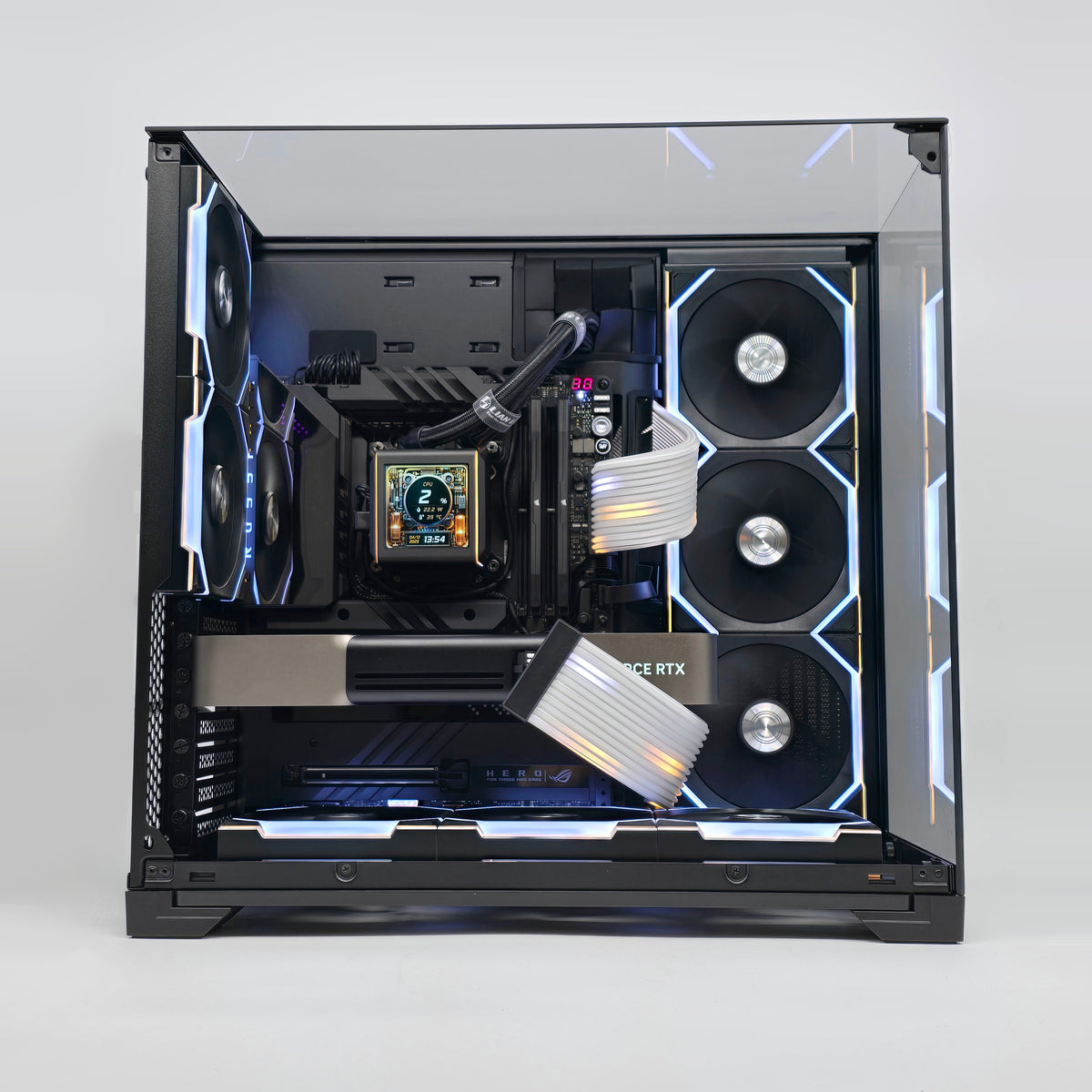 RTX 5080, Ryzen 9800X3D, 64GB DDR5, Custom LCD Liquid Cooled Gaming PC ...
