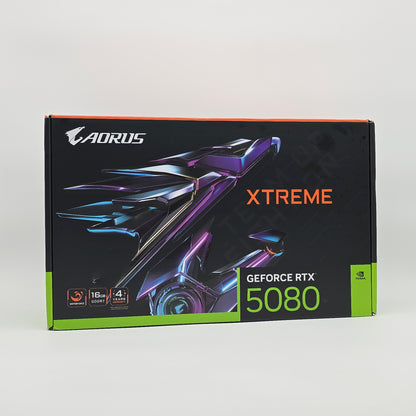 RTX 5080 Gigabyte Aorus XTREME Water Cooled 16GB, NVIDIA Gaming Graphics Card GPU