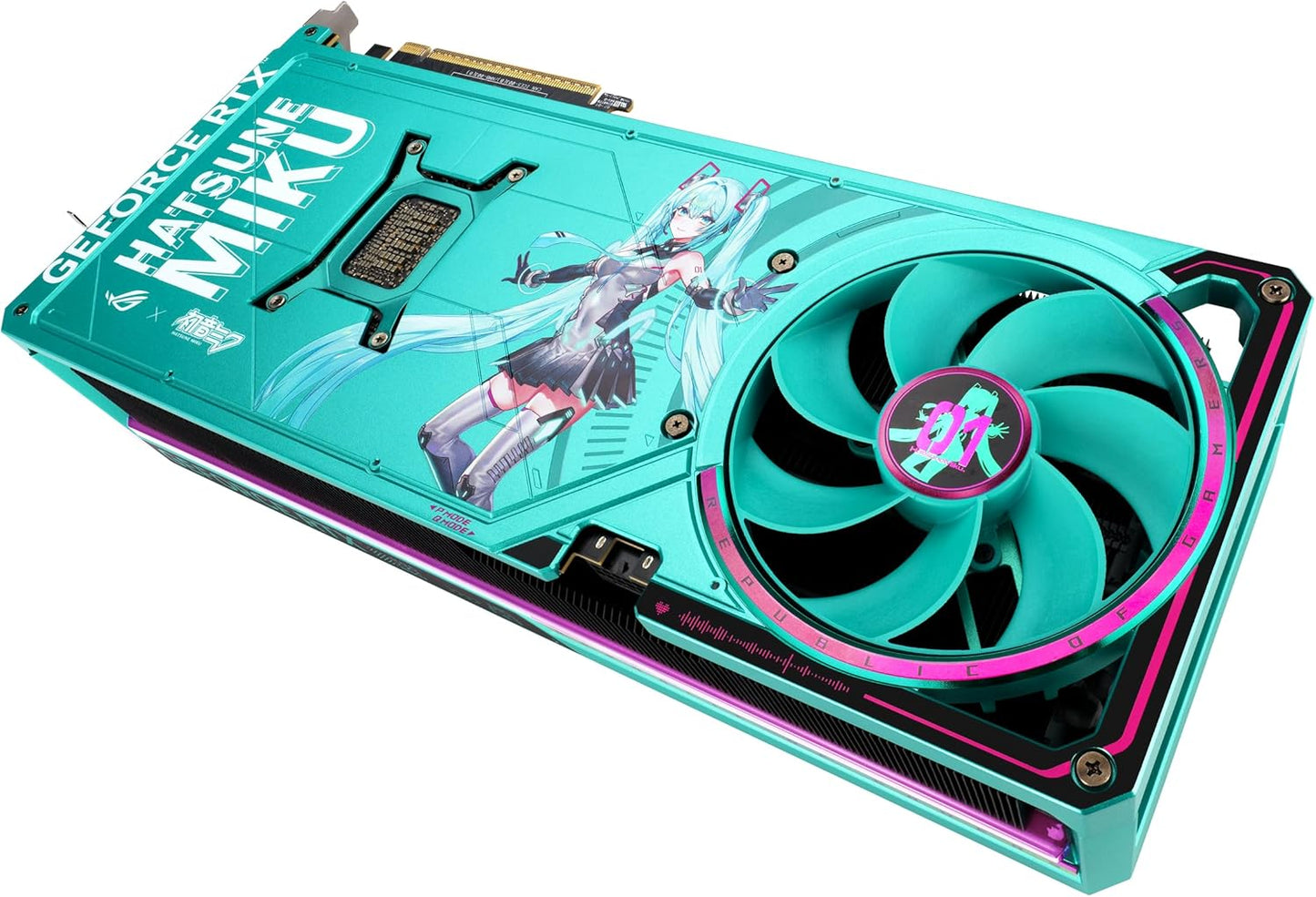 RTX 5080 ASUS ROG ASTRAL OC Hatsune Miku Limited Edition 16GB, NVIDIA Gaming Graphics Card GPU