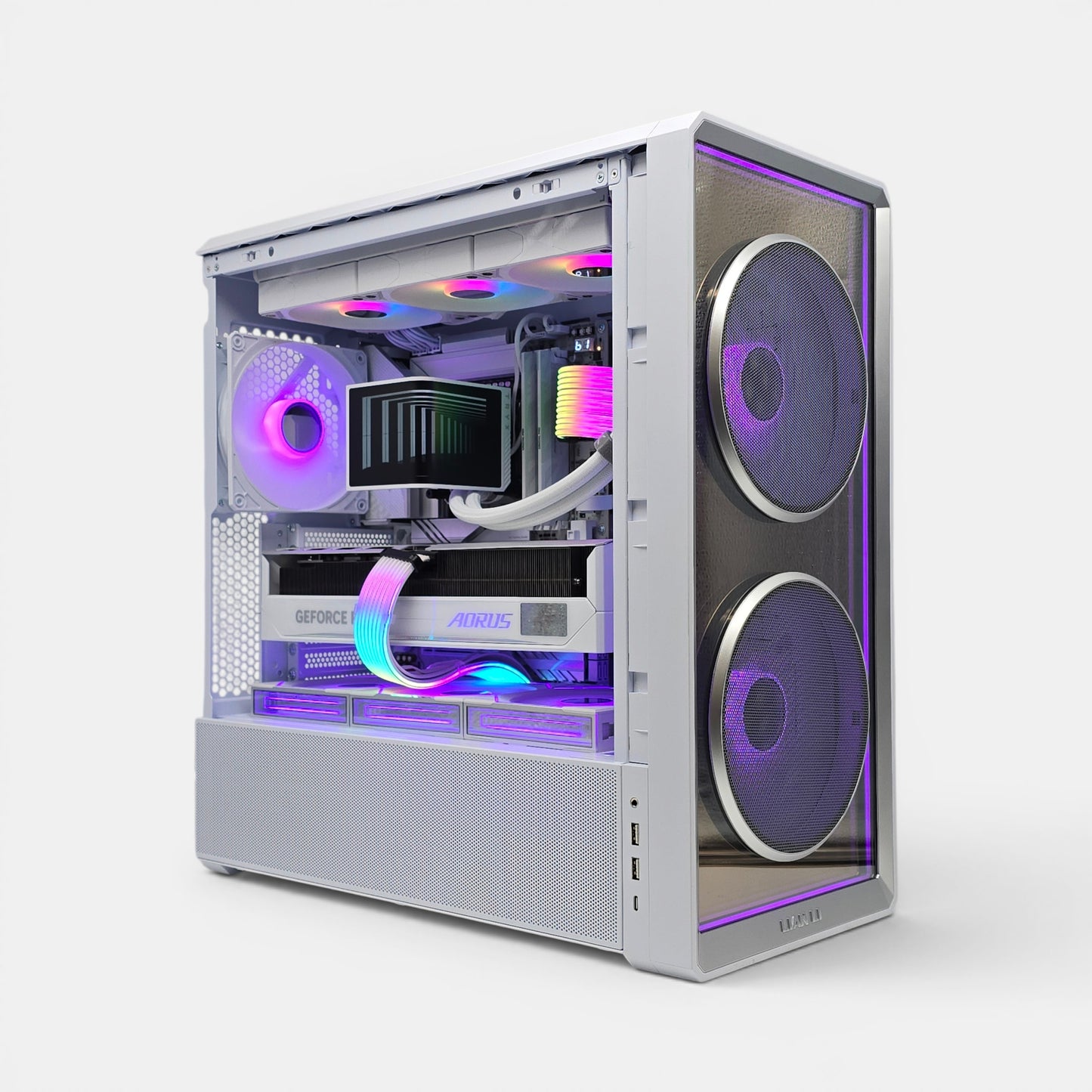 RTX 5080, Intel Core Ultra 285K, 2TB NVMe SSD, 32GB RAM, Custom White Gaming PC