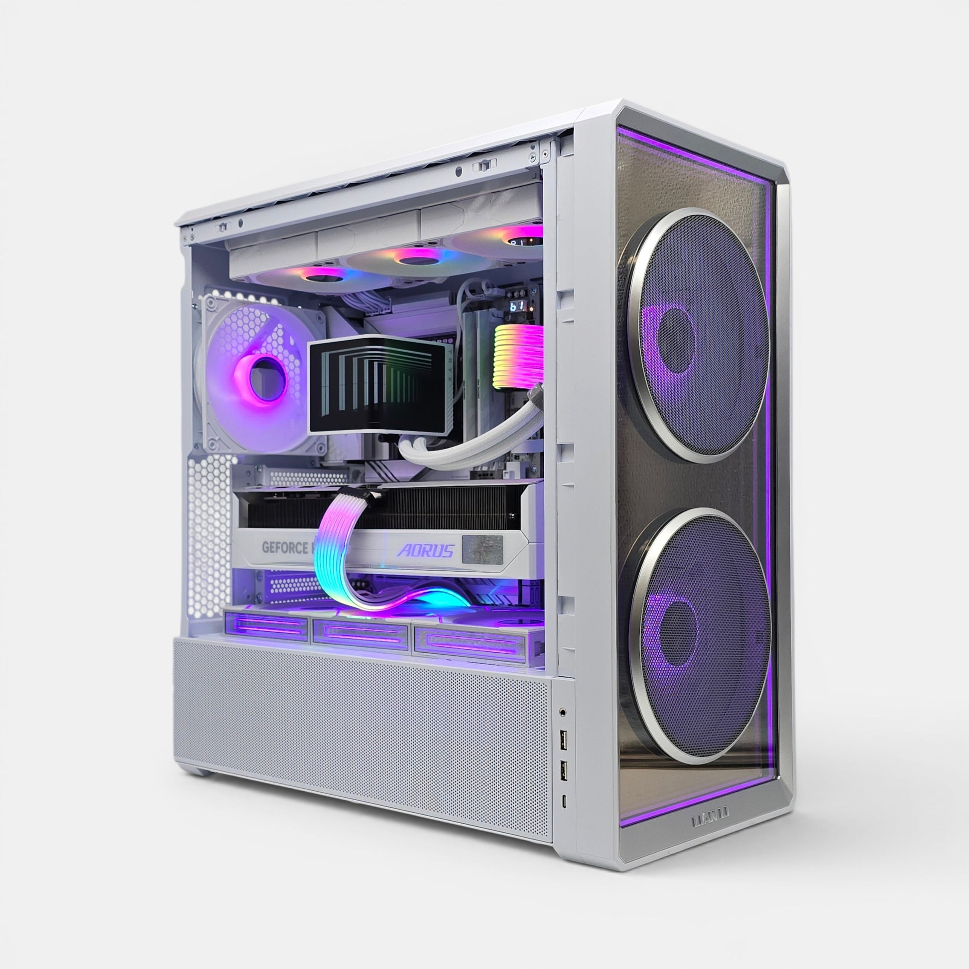 RTX 5080, Intel Core Ultra 285K, 2TB NVMe SSD, 32GB RAM, Custom White Gaming PC