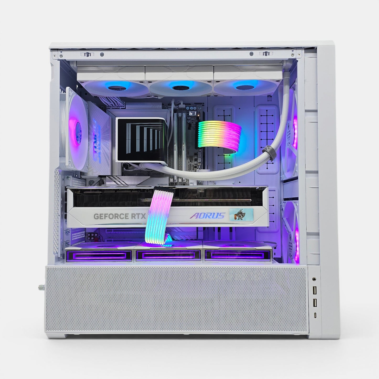 RTX 5080, Intel Core Ultra 285K, 2TB NVMe SSD, 32GB RAM, Custom White Gaming PC
