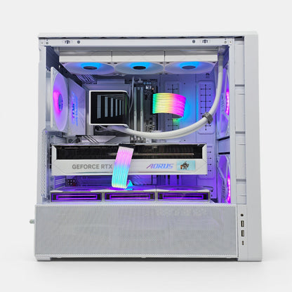 RTX 5080, Intel Core Ultra 285K, 2TB NVMe SSD, 32GB RAM, Custom White Gaming PC