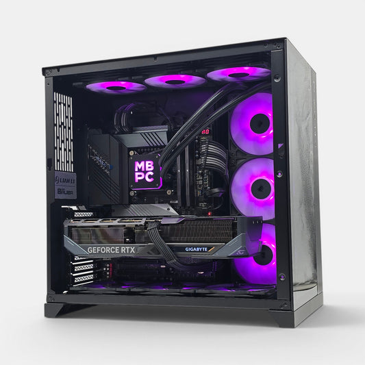 RTX 5080, Intel i9-13900K, 2TB NVMe SSD, 64GB DDR5, Custom Black Liquid Cooled Gaming PC