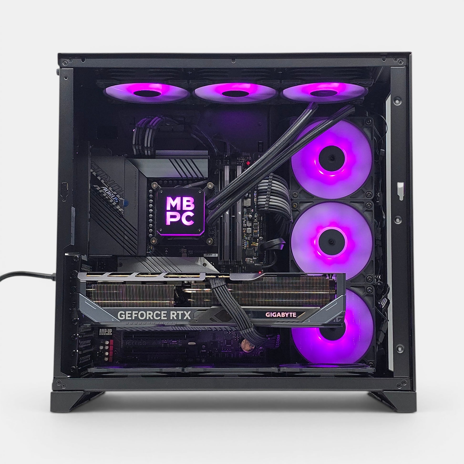 RTX 5080, Intel i9-13900K, 2TB NVMe SSD, 64GB DDR5, Custom Black Liquid Cooled Gaming PC