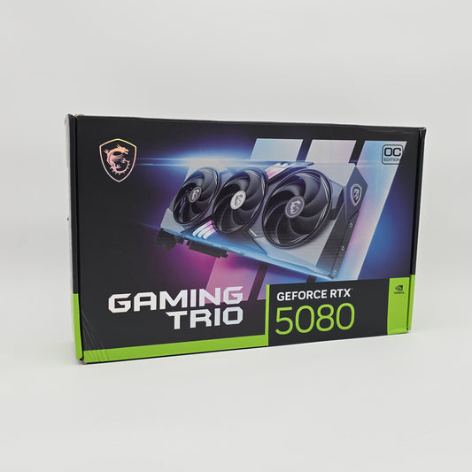 RTX 5080 MSI Gaming Trio OC 16GB, NVIDIA Gaming Graphics Card GPU