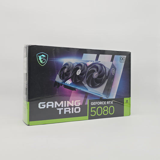 RTX 5080 MSI Gaming Trio OC 16GB, NVIDIA Gaming Graphics Card GPU