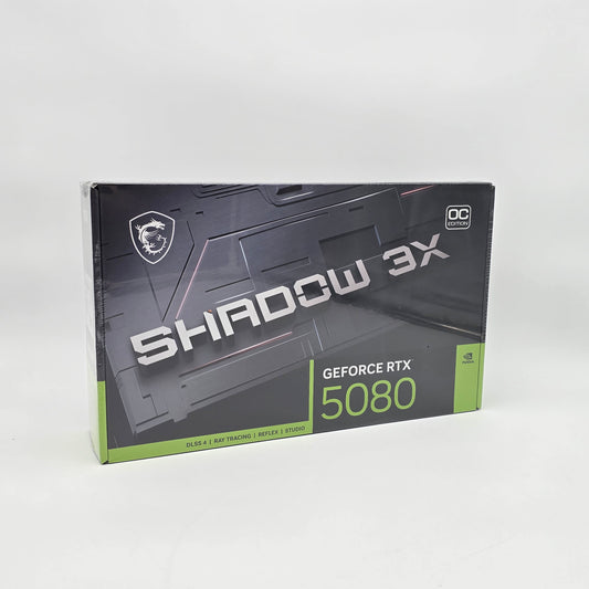 RTX 5080 MSI Shadow 3x OC 16GB, NVIDIA Gaming Graphics Card GPU