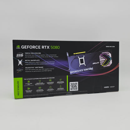 RTX 5080 PNY EPIC-X RGB OC, NVIDIA Gaming Graphics Card GPU