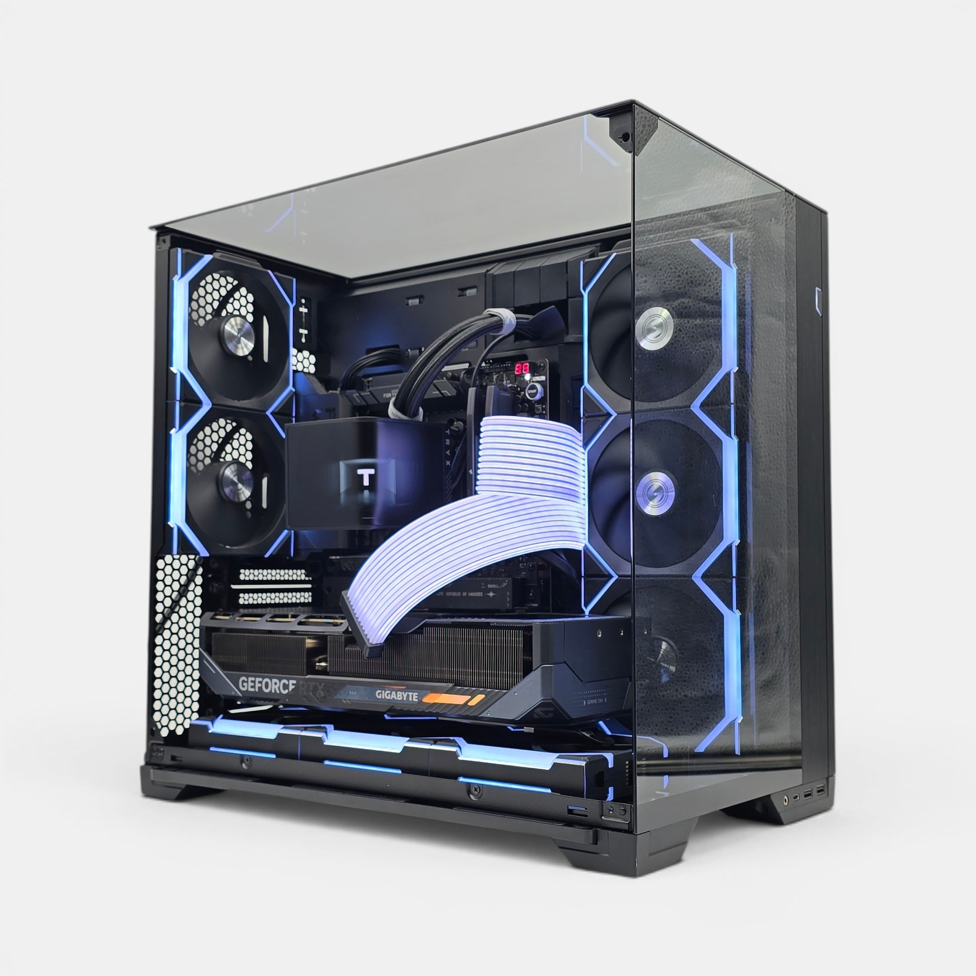 RTX 5080, Ryzen 9800X3D, 4TB NVMe SSD, 64GB RAM, Custom Black Liquid Cooled Gaming PC