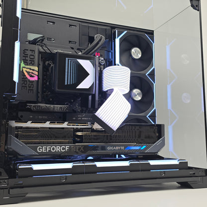 RTX 5080, Ryzen 9800X3D, 4TB NVMe SSD, 64GB RAM, Custom Black Liquid Cooled Gaming PC