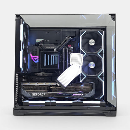 RTX 5080, Ryzen 9800X3D, 4TB NVMe SSD, 64GB RAM, Custom Black Liquid Cooled Gaming PC
