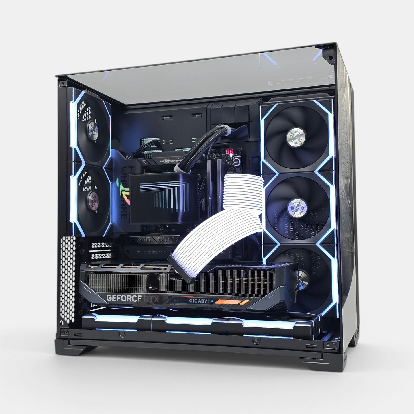 RTX 5080, Ryzen 9800X3D, 4TB NVMe SSD, 64GB RAM, Custom Black Liquid Cooled Gaming PC
