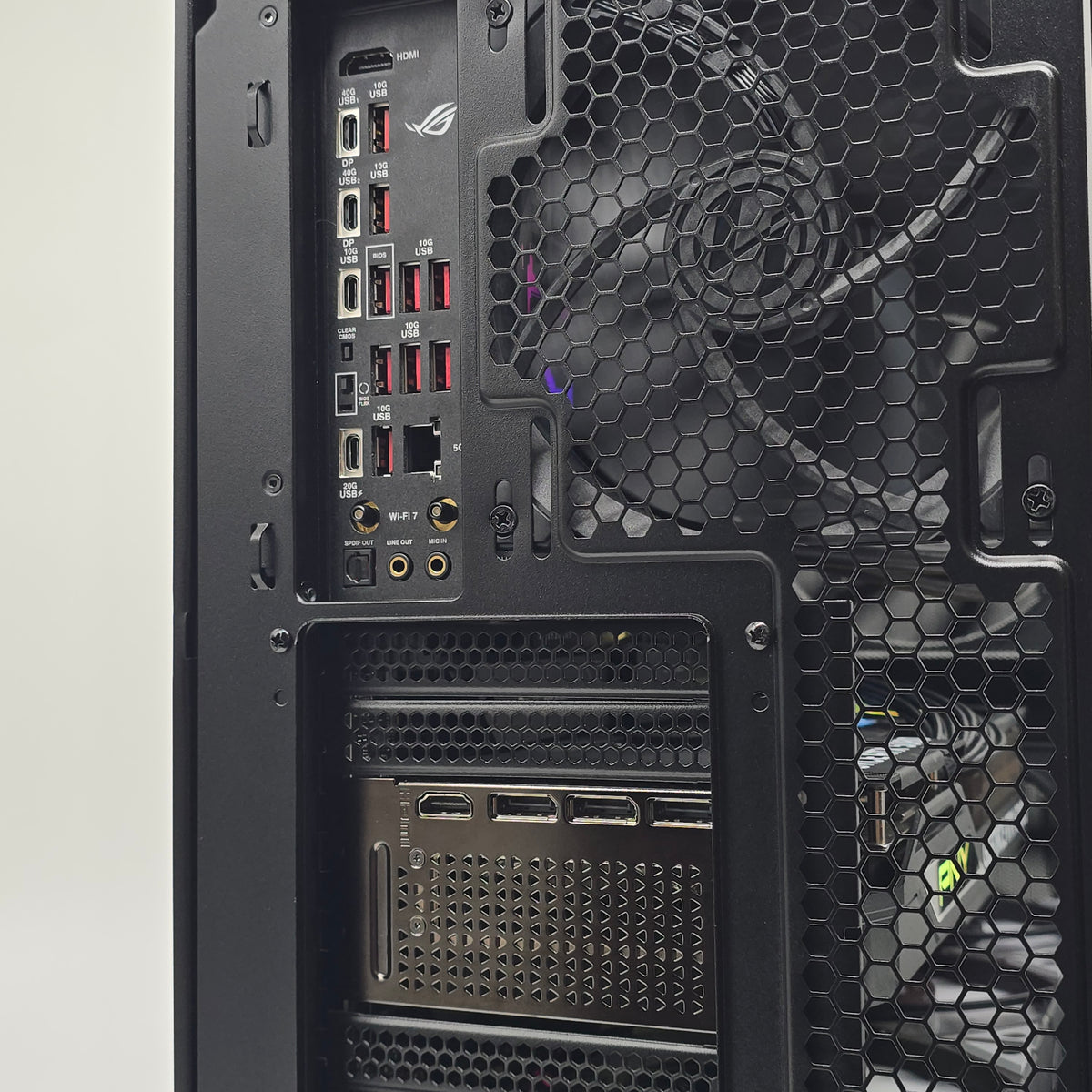 RTX 5080, Ryzen 9950X3D, 4TB NVMe SSD, 32GB DDR5, Black OLED AIO Liquid Cooled Gaming PC
