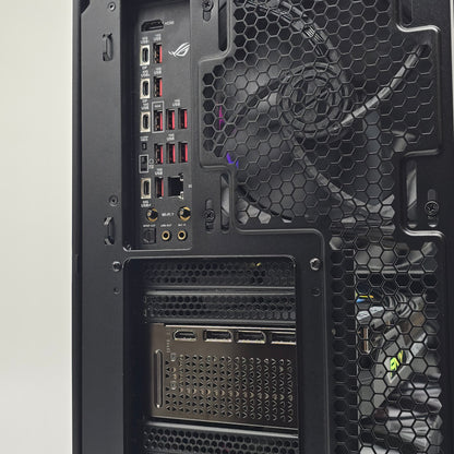 RTX 5080, Ryzen 9950X3D, 4TB NVMe SSD, 32GB DDR5, Black OLED AIO Liquid Cooled Gaming PC