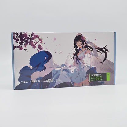 RTX 5080 Yeston Sakura 16GB White, NVIDIA Gaming Graphics Card GPU, New Sealed