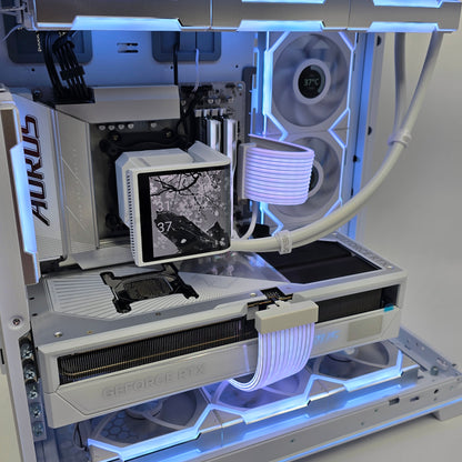 RTX 5090, Ryzen 9800X3D, 4TB NVMe, 64GB DDR5, Custom White Liquid Cooled Gaming PC