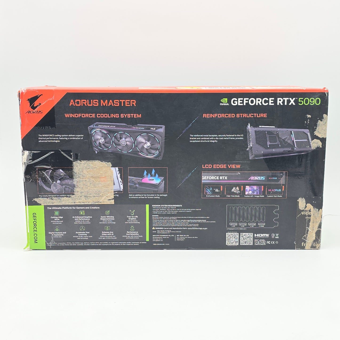 RTX 5090 Gigabyte AORUS Master OC 32GB, NVIDIA Gaming Graphics Card GPU