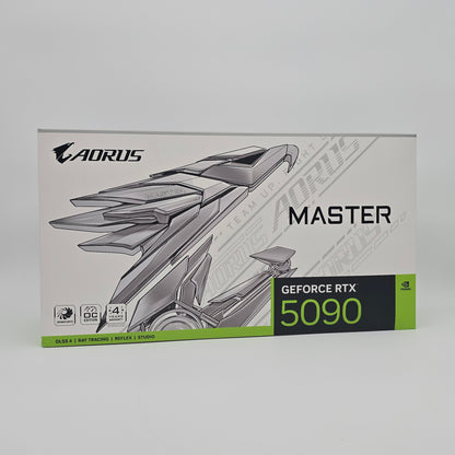 RTX 5090 Gigabyte Aorus Master White 32GB, NVIDIA Gaming Graphics Card GPU