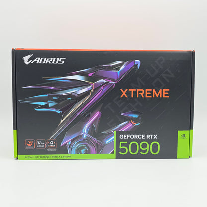 RTX 5090 Gigabyte Aorus Xtreme Waterforce 32GB AIO Liquid Cooled, NVIDIA Gaming Graphics Card GPU