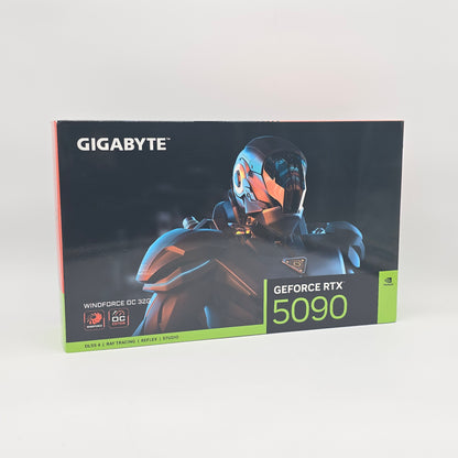 RTX 5090 Gigabyte Windforce OC 32GB, NVIDIA Gaming Graphics Card GPU, New Sealed
