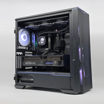 RTX 5090, Intel i9-14900KS, 48GB DDR5, 4TB, ROG STRIX APEX, Custom Black Liquid Cooled Gaming PC