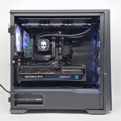 RTX 5090, Intel i9-14900KS, 48GB DDR5, 4TB, ROG STRIX APEX, Custom Black Liquid Cooled Gaming PC