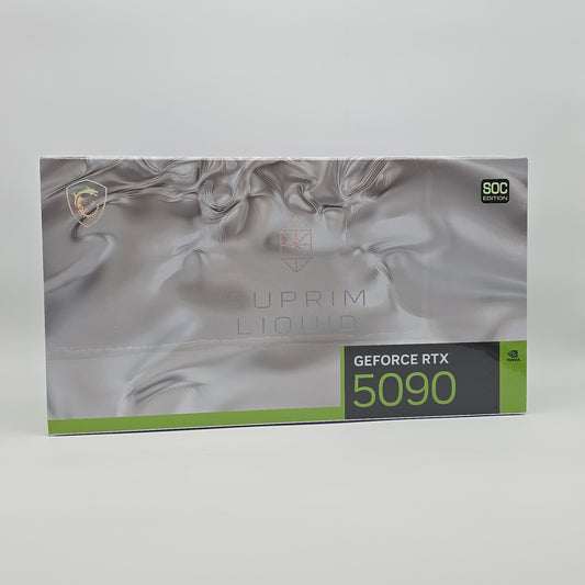 RTX 5090 MSI SUPRIM Liquid SOC Edition 32GB, NVIDIA Gaming Graphics Card GPU