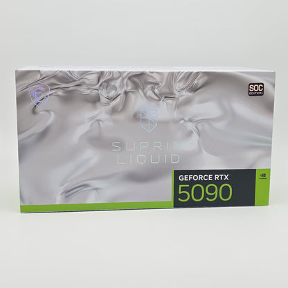 RTX 5090 MSI Suprim Liquid SOC 32GB, NVIDIA Gaming Graphics Card GPU