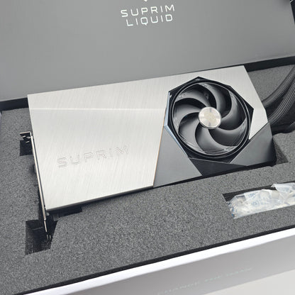 RTX 5090 MSI Suprim Liquid SOC 32GB, NVIDIA Gaming Graphics Card GPU