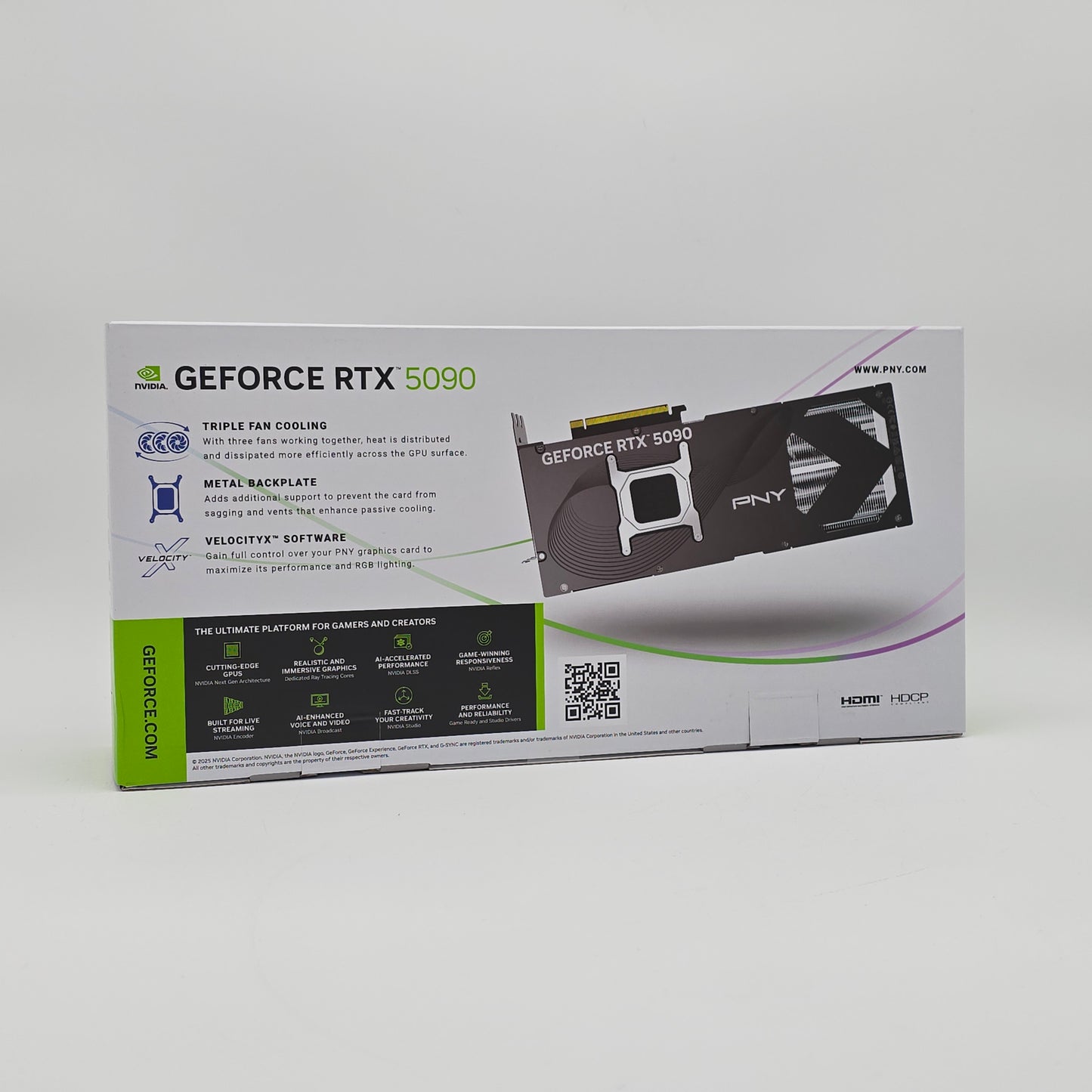 RTX 5090 PNY Black OC 32GB, NVIDIA Gaming Graphics Card GPU