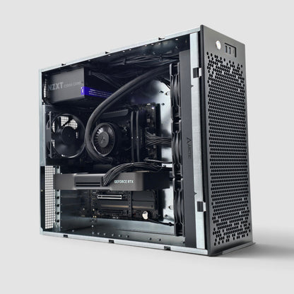 RTX 5090, AMD Ryzen 9 9950X, 64GB DDR5 RAM, 4TB 9100 PRO Gen 5 NVMe, Custom High End Liquid Cooled AMD/NVIDIA Workstation PC for AI, LLM, ML