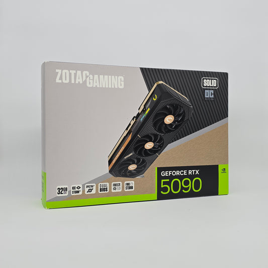 RTX 5090 Zotac Solid OC 32GB, NVIDIA Gaming Graphics Card GPU