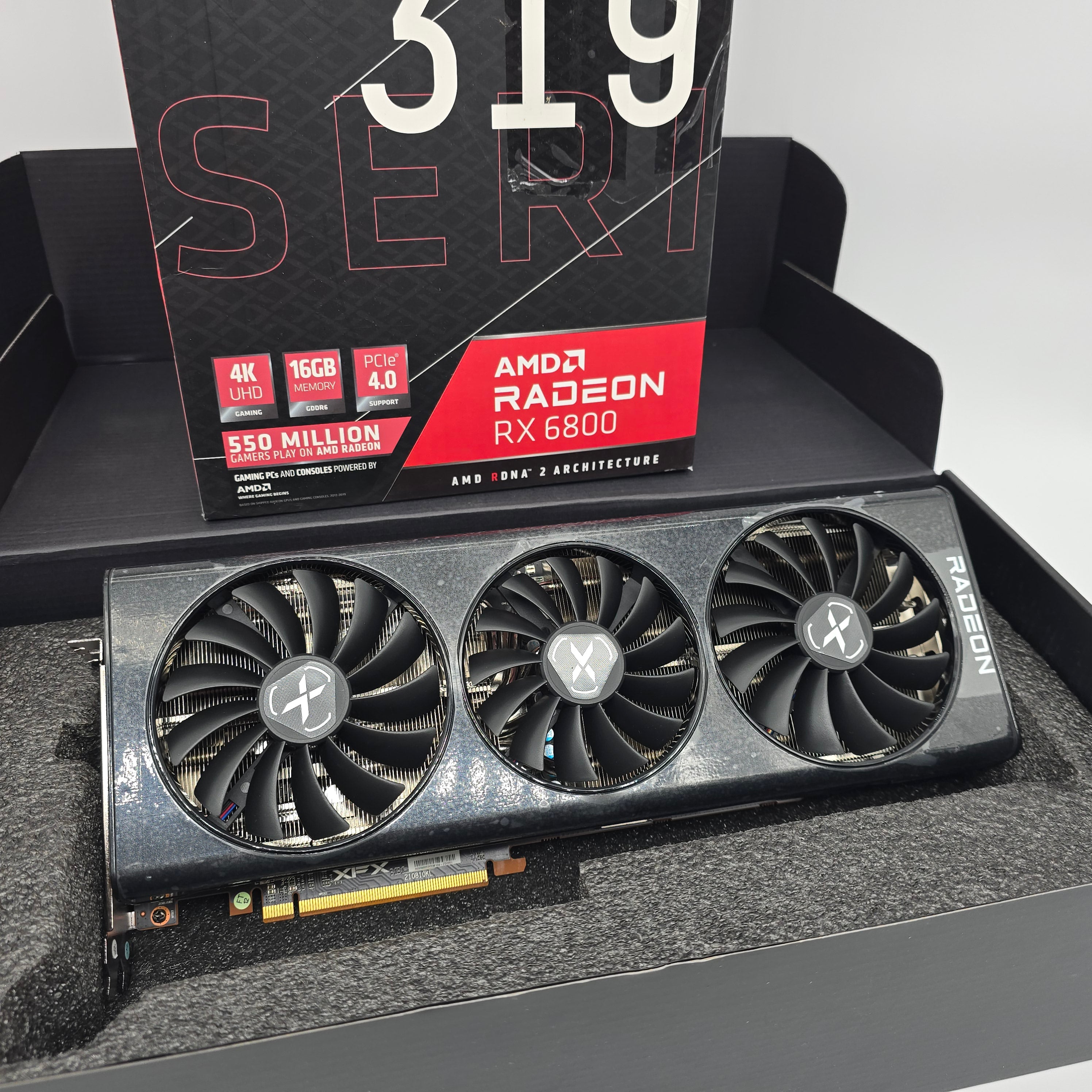 RX 6800 XFX SWFT319 16GB, AMD RADEON Gaming Graphics Card GPU – MBPC