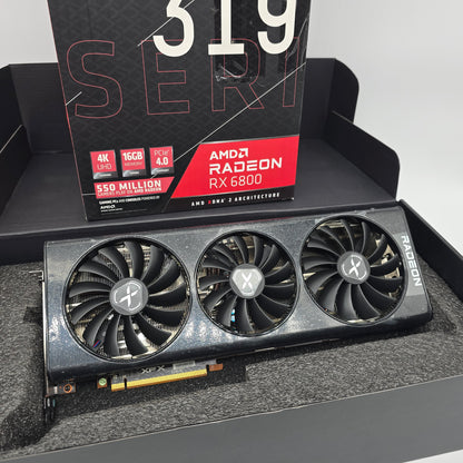 RX 6800 XFX SWFT319 16GB, AMD RADEON Gaming Graphics Card GPU