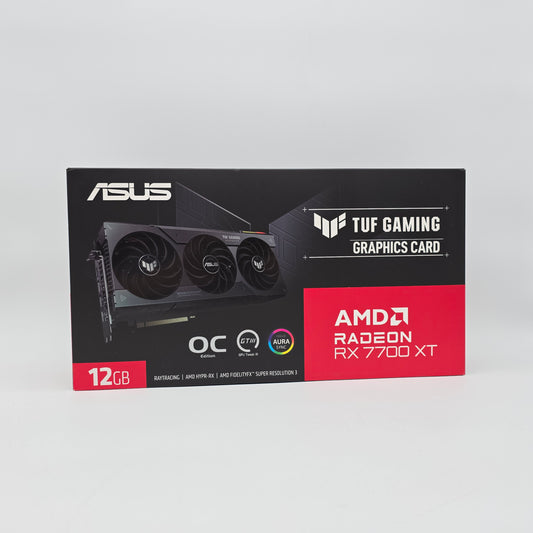 RX 7700 XT ASUS TUF OC 12GB, AMD Radeon Gaming Graphics Card GPU, 7700XT