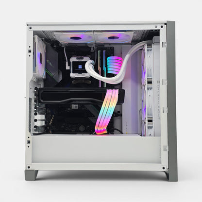RX 7900 XT, Ryzen 5800X, 256GB NVMe SSD, 32GB RAM, Custom White Liquid Cooled Gaming PC