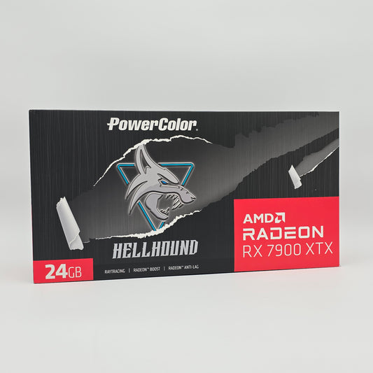 RX 7900 XTX Powercolor Hellhound 24GB, AMD Radeon Gaming Graphics Card GPU, 7900XTX