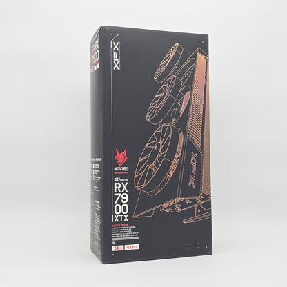 RTX 7900 XTX XFX Mercury Magnetic Air Limited Edition 24GB, AMD Gaming Graphics Card GPU, 7900XTX